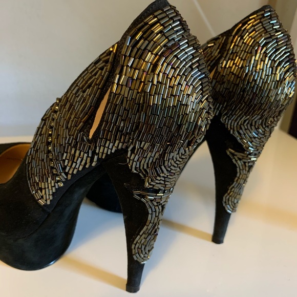 Enzo Angiolini Shoes - Enzo Angiolini | beaded suede platform | sz 8m